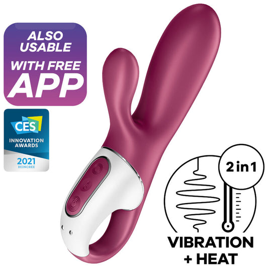 Satisfyer Hot Bunny Vibrator mit Wärmefunktion