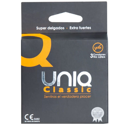 Uniq Classic Latexfreie Kondome - Extra Dünn & Geruchlos