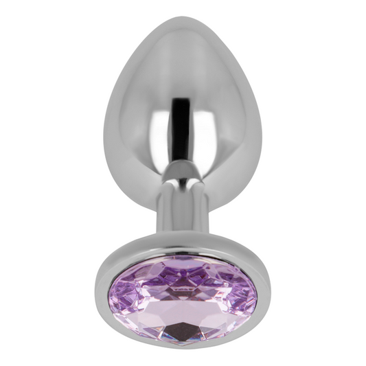 Ohmama Anal Plug Violett 9 cm - Aluminium, Gleitmittelkompatibel