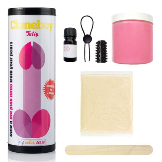 Cloneboy Dildo Tulip Intense Pink Kit - Klonset für Penis-Nachbildung