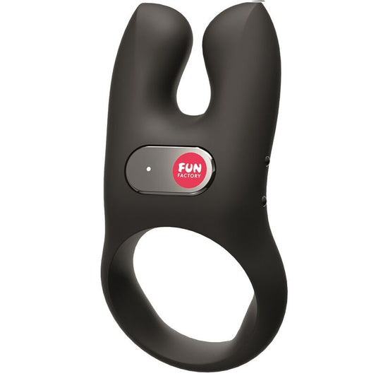 Fun Factory NOS Cock Ring Black - Vibrationsring für Paare