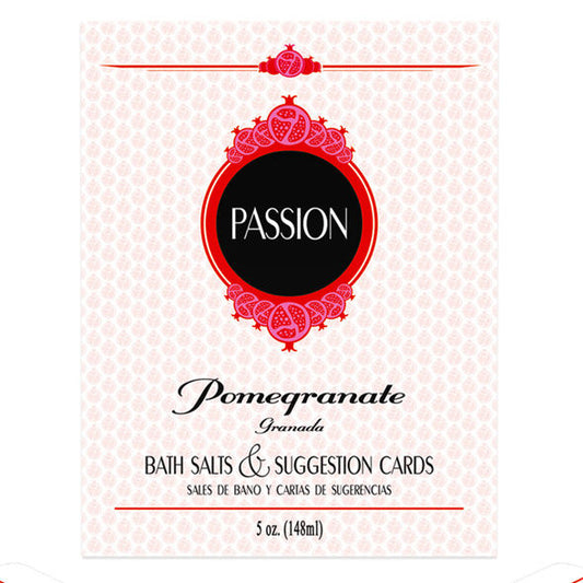 ES/DE Passion Bath Set - Erdbeerbadesalz & Aktivitätskarten