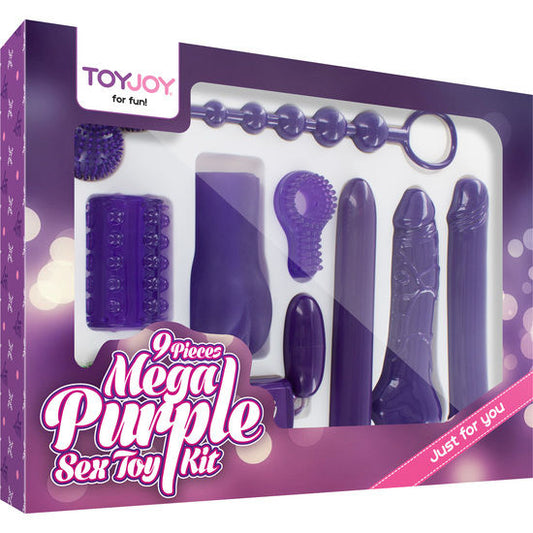 Nur Für Sie Mega Purple Sex Toy Kit - Ultimatives Set mit 9 Teilen